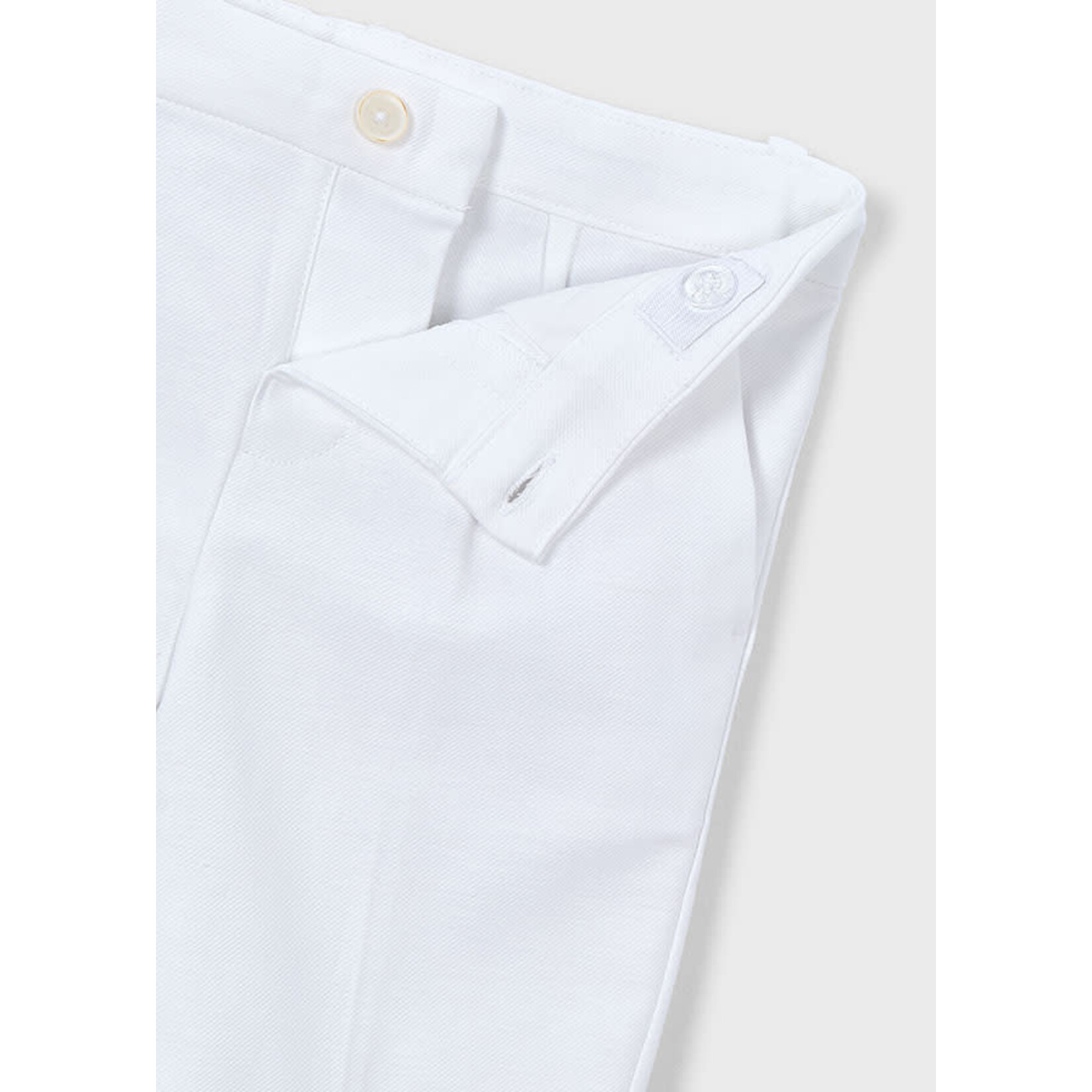 Mayoral Mayoral Linen suiting bermuda White - 26 03201