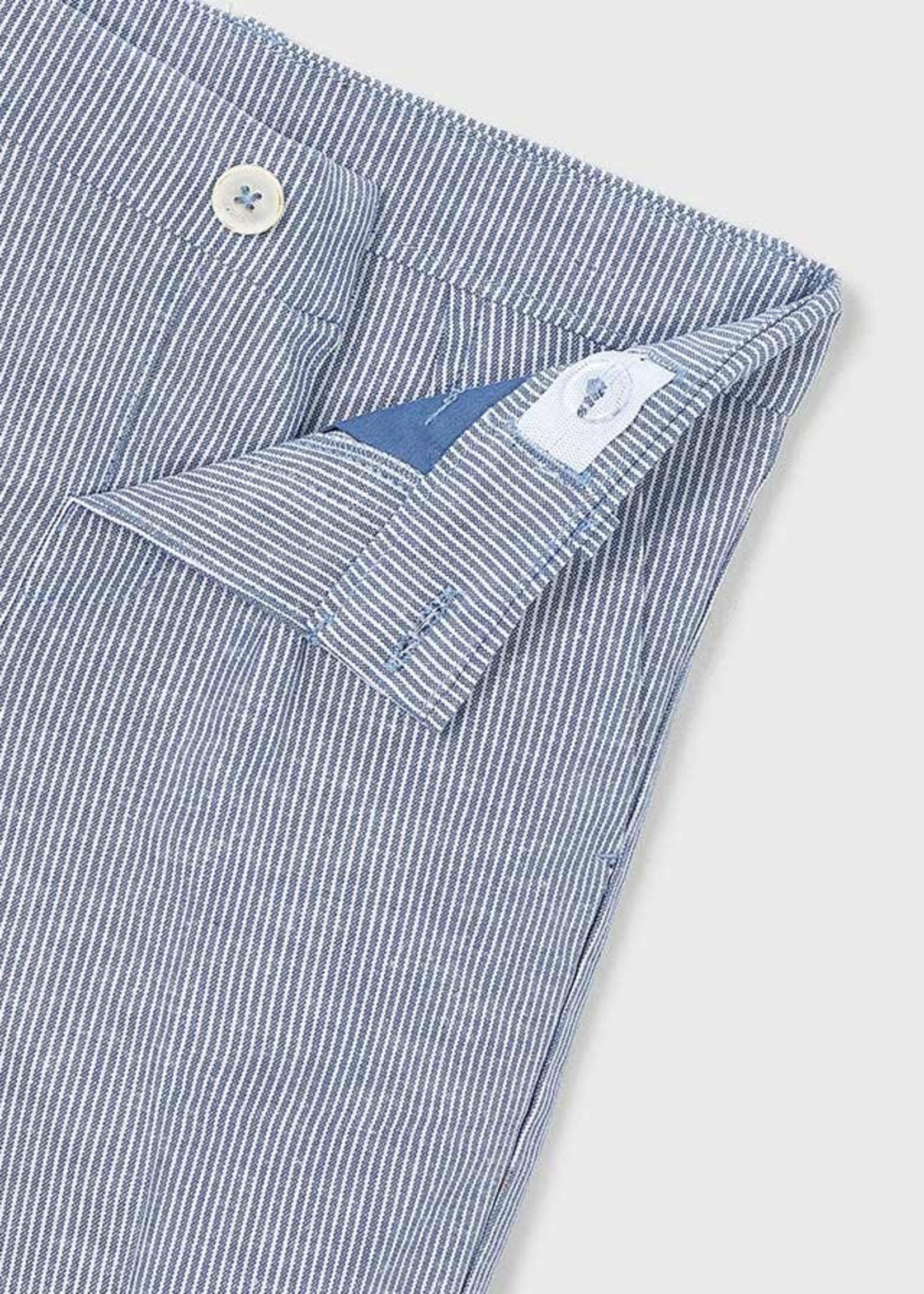 Mayoral Mayoral Linen suiting bermuda BLUE STRIP - 26 03201