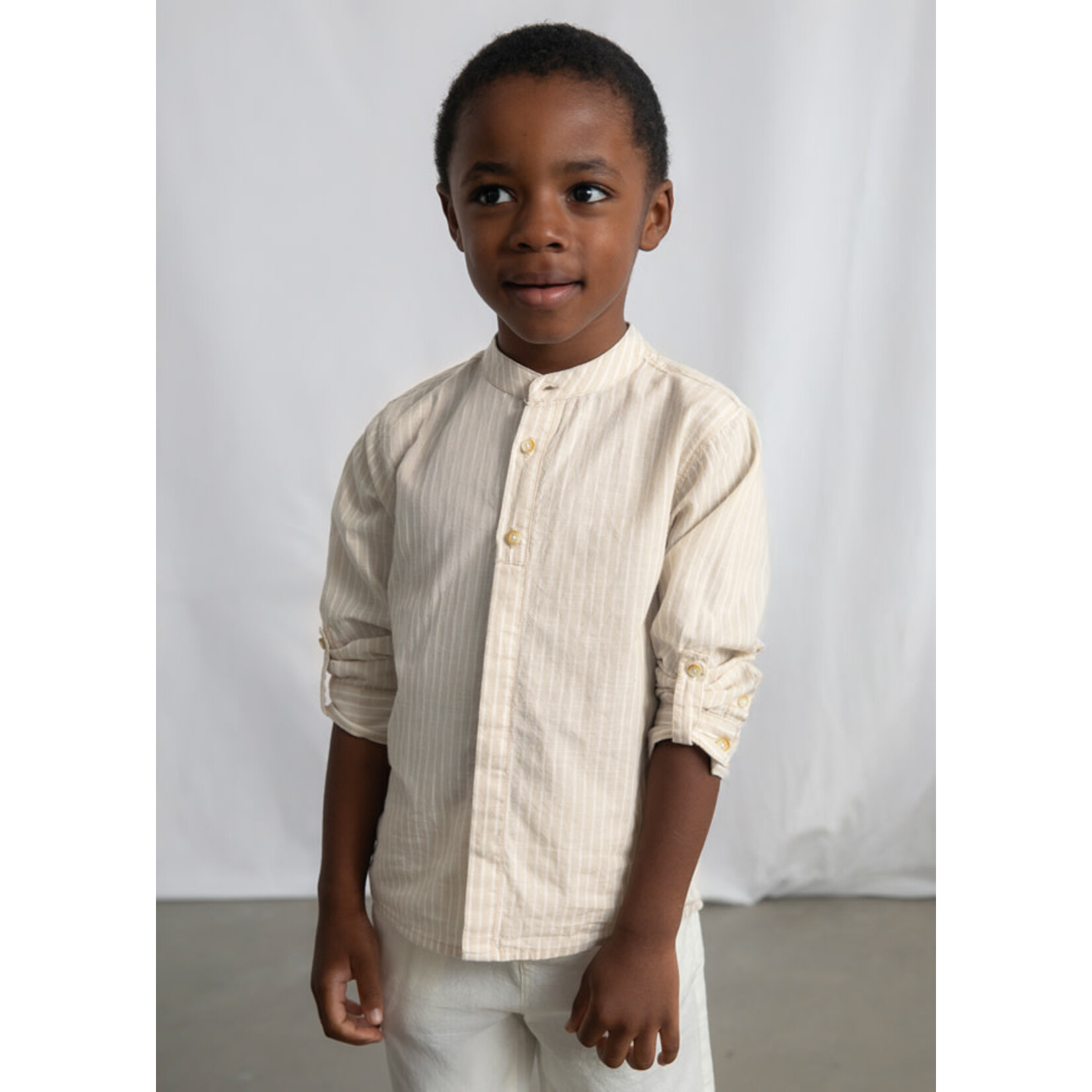Mayoral Mayoral Linen shirt beige