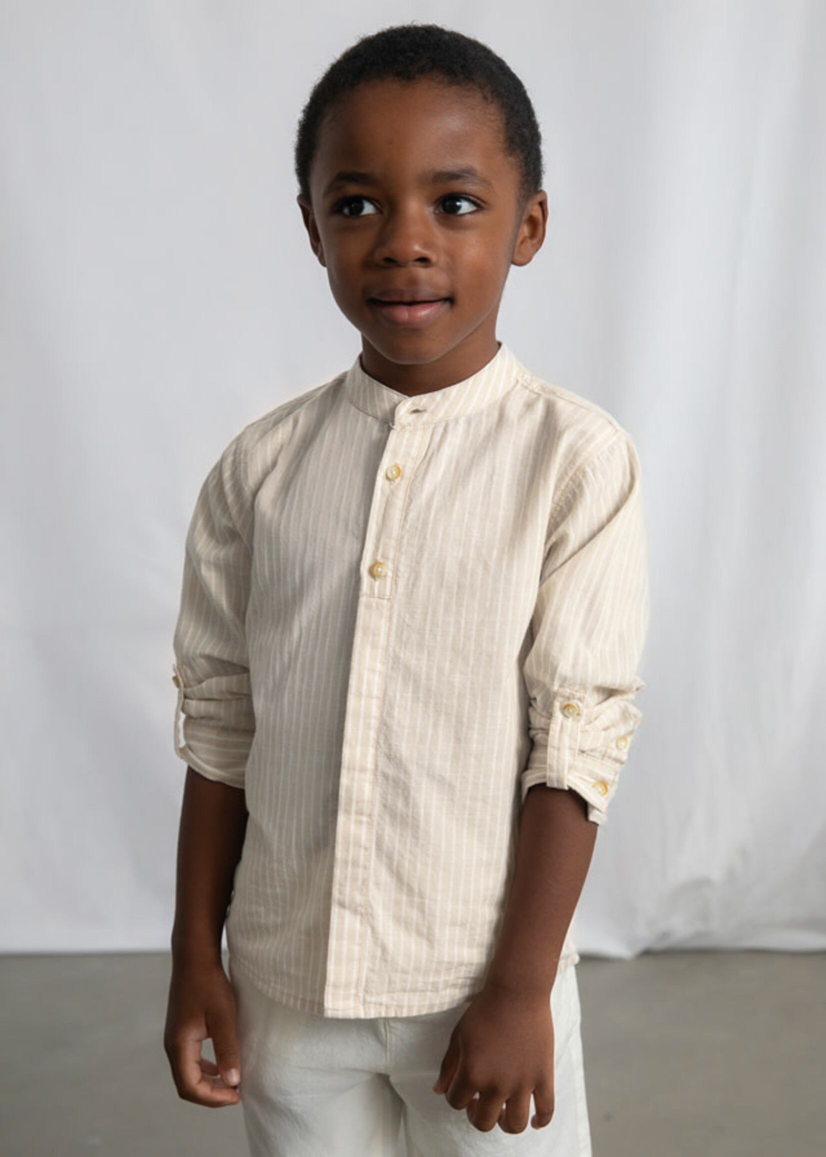 Mayoral Mayoral Linen shirt beige