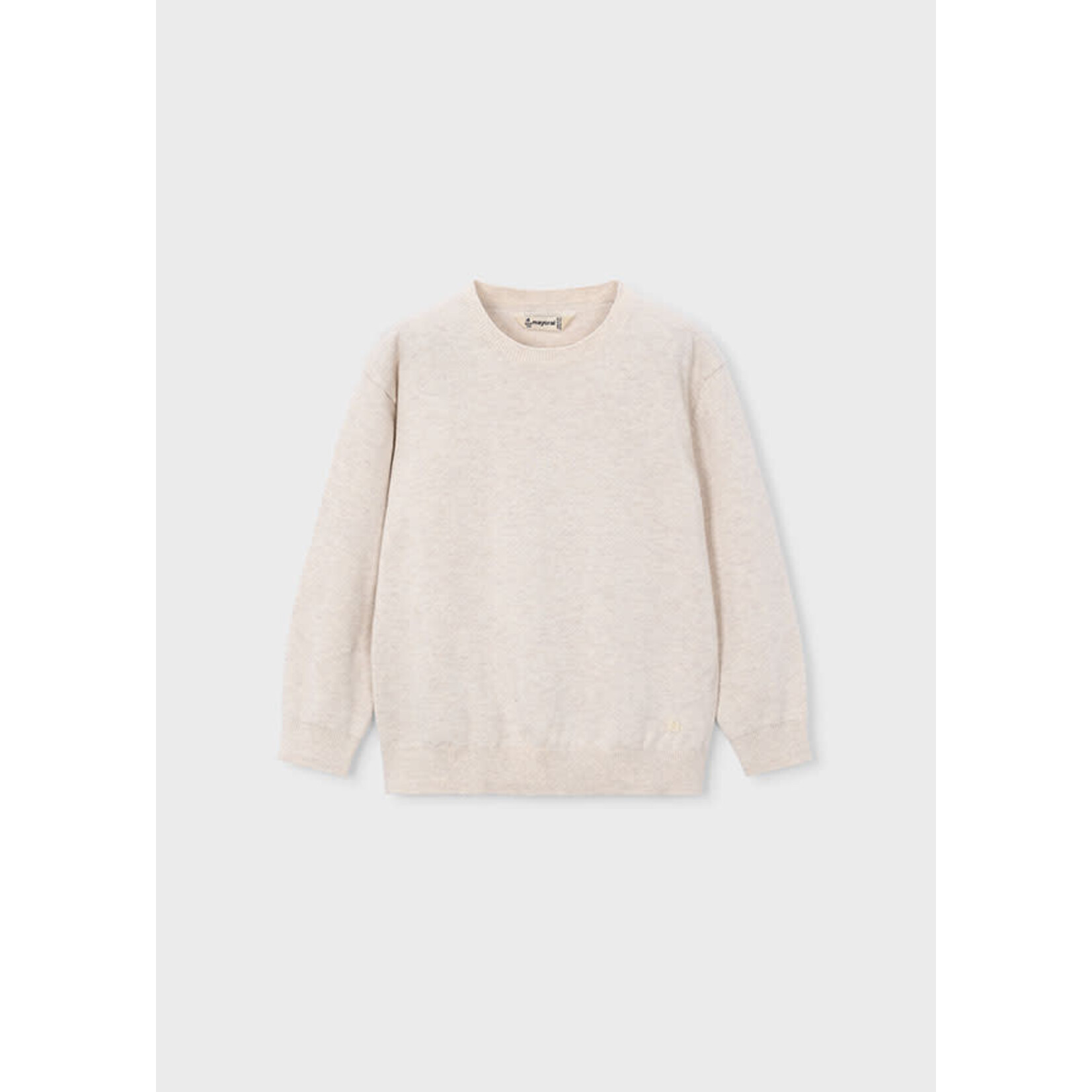 Mayoral Mayoral Basic crew neck jumper Oat vig - 26 00311