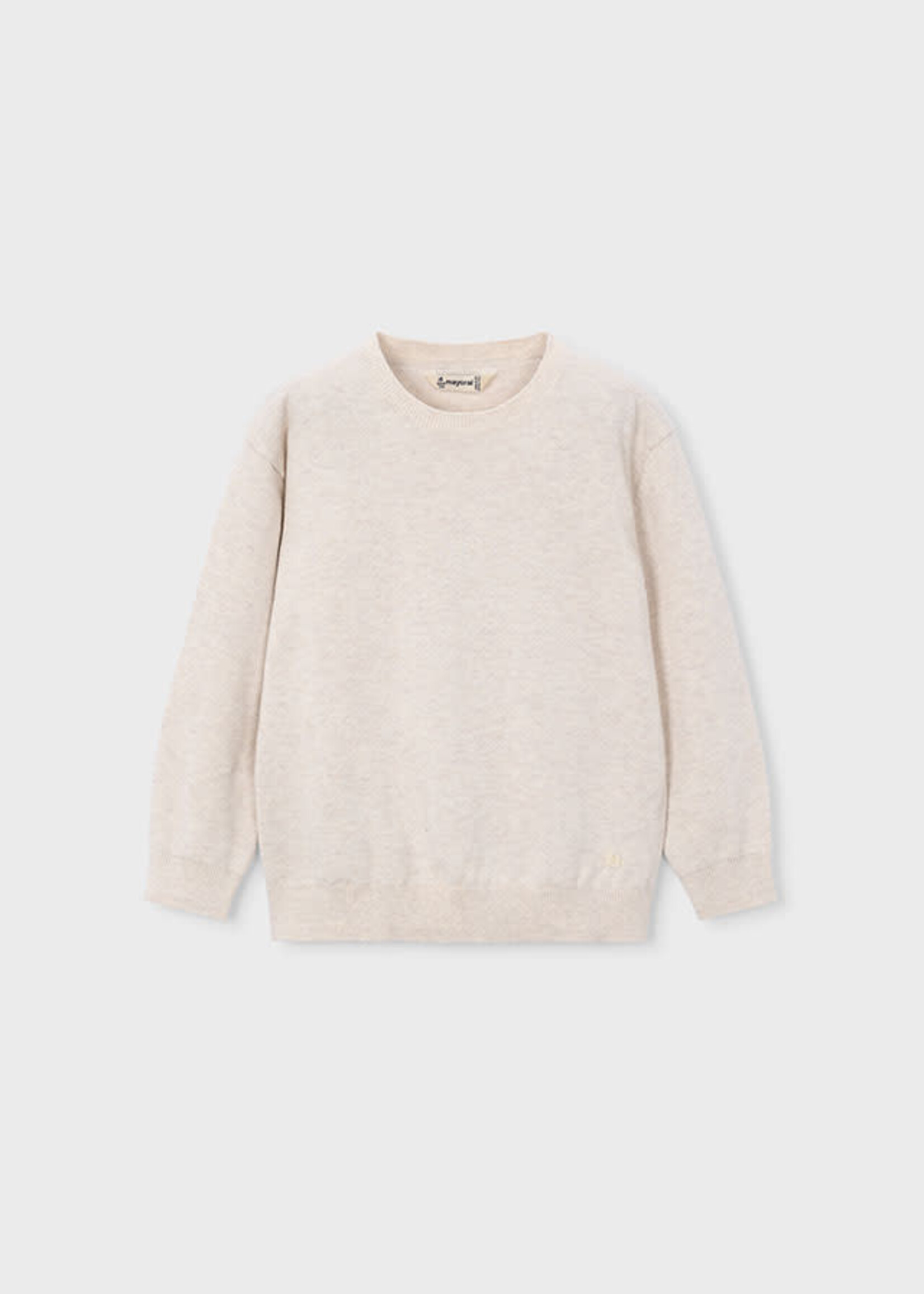 Mayoral Mayoral Basic crew neck jumper Oat vig - 26 00311