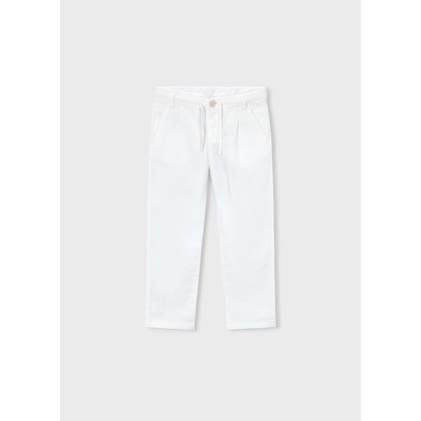 Mayoral Mayoral Linen pants Cream - 26 03576