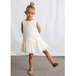 Mayoral Mayoral Swiss dot dress Bone - 26 03911