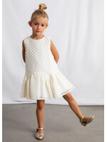 Mayoral Mayoral Swiss dot dress Bone - 26 03911