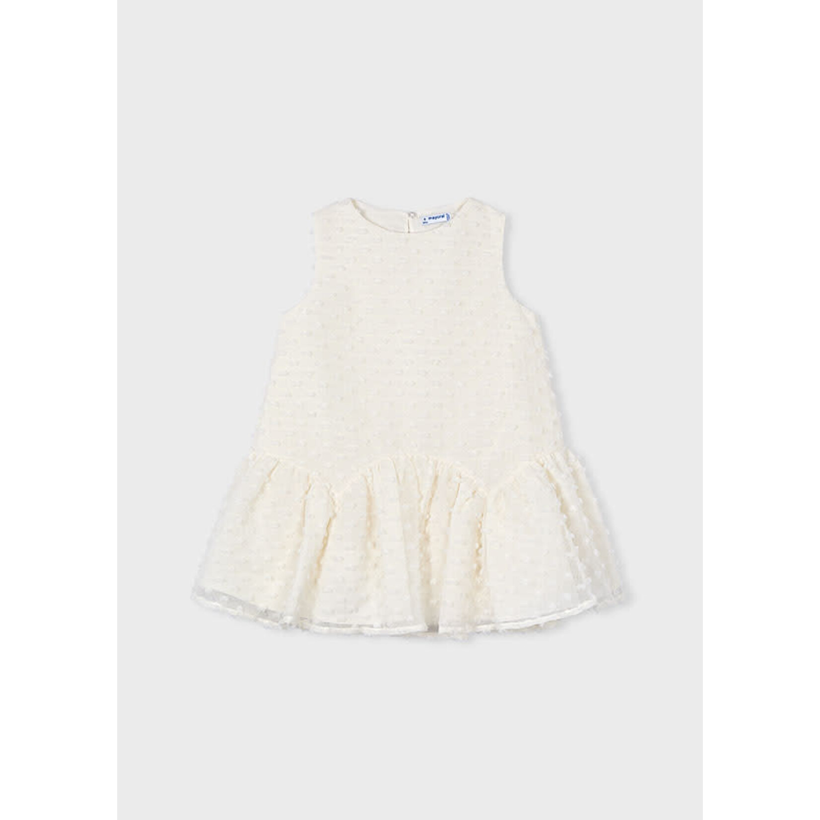 Mayoral Mayoral Swiss dot dress Bone - 26 03911