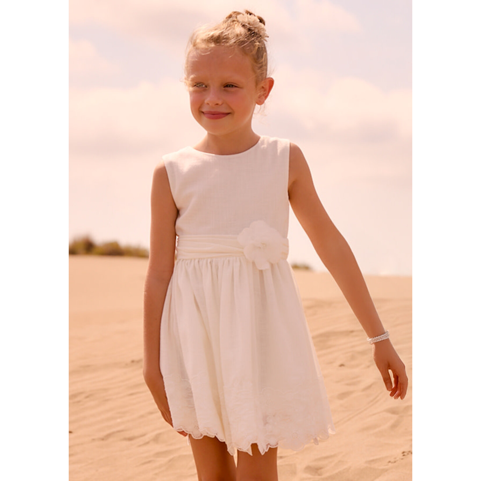 Mayoral Mayoral Dress Natural - 26 03914