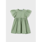 Mayoral Mayoral Embroidered dress Moss - 26 03927