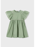 Mayoral Mayoral Embroidered dress Moss - 26 03927