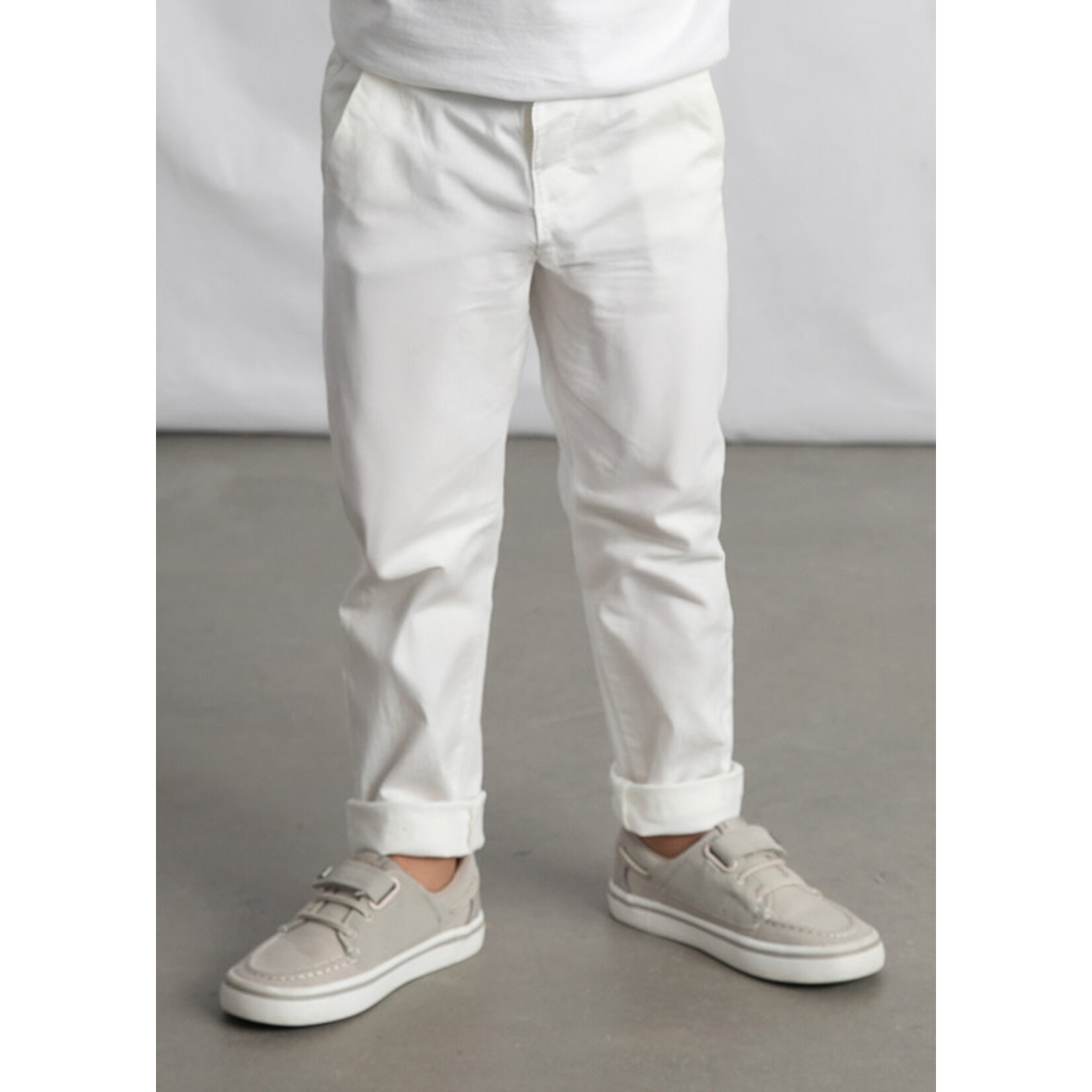 Mayoral Mayoral Twill basic trousers Cream - 26 00512