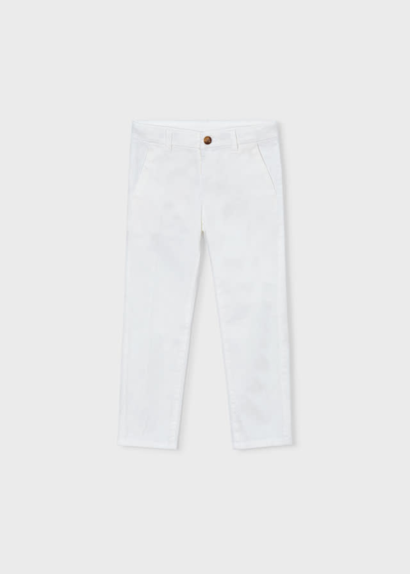 Mayoral Mayoral Twill basic trousers Cream - 26 00512