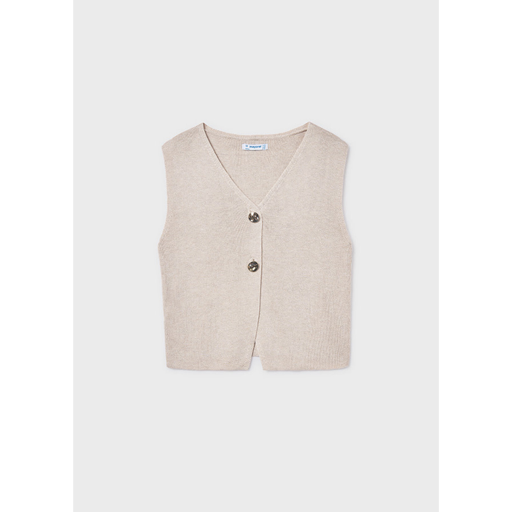 Mayoral Mayoral knit top with buttons Almond - 26 06020