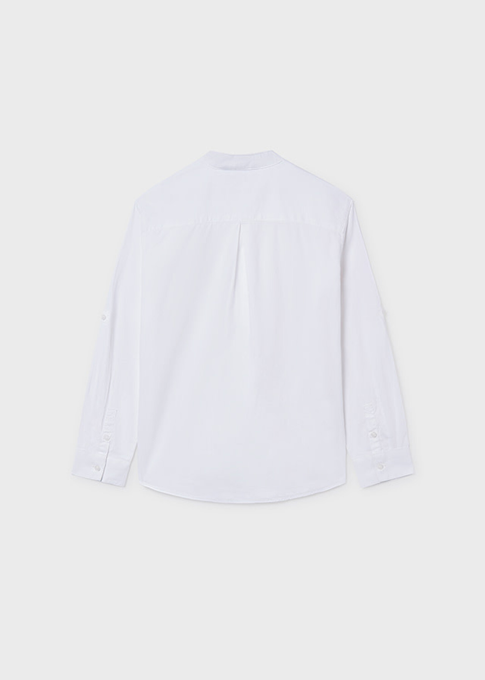 Mayoral Mayoral L/s mao collar shirt White - 26 06176