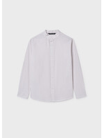 Mayoral Mayoral L/s mao collar shirt Stone - 26 06176