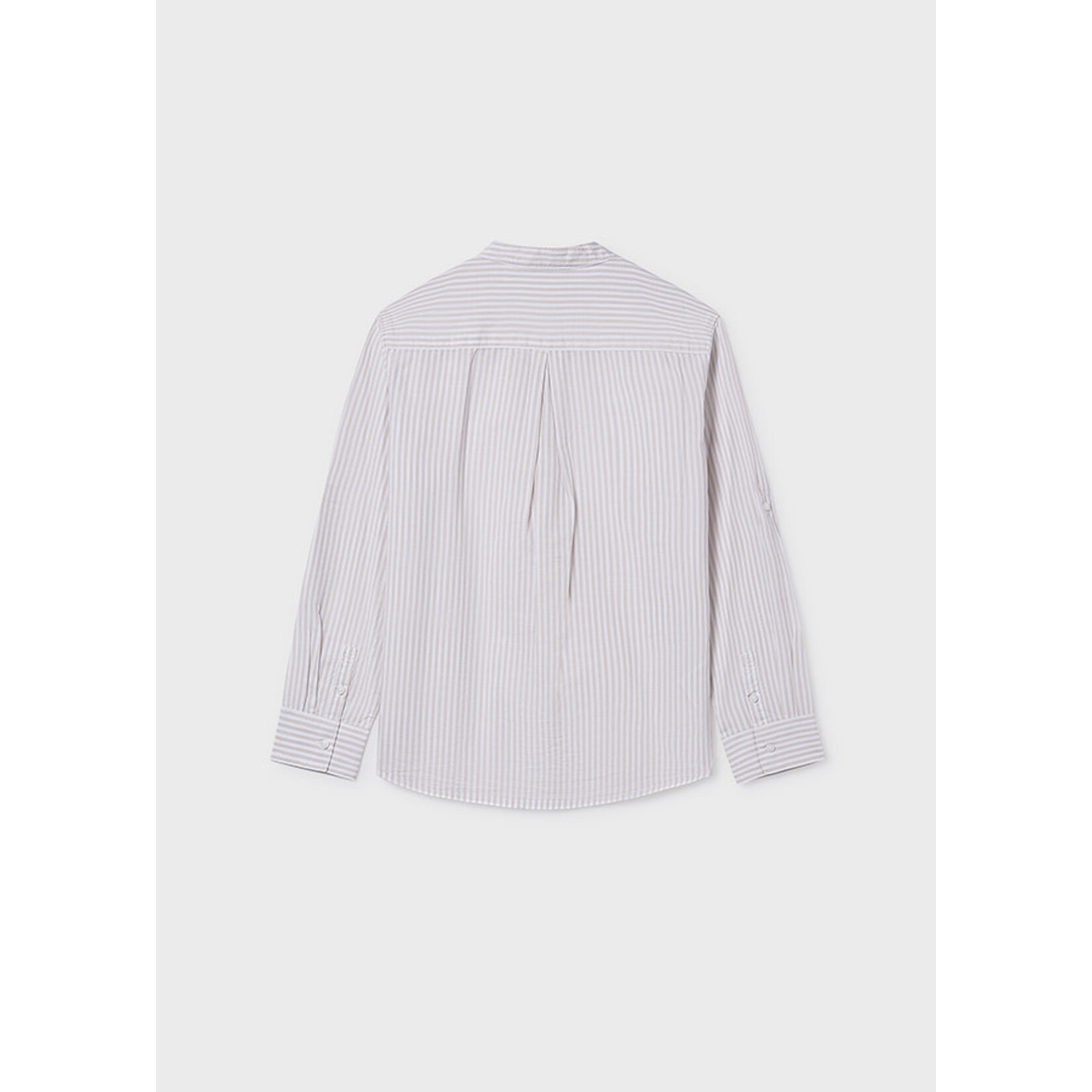 Mayoral Mayoral L/s mao collar shirt Stone - 26 06176