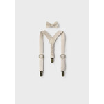 Mayoral Mayoral suspenders and bowtie set oat mixed - 26 10161B