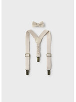 Mayoral Mayoral suspenders and bowtie set oat mixed - 26 10161B