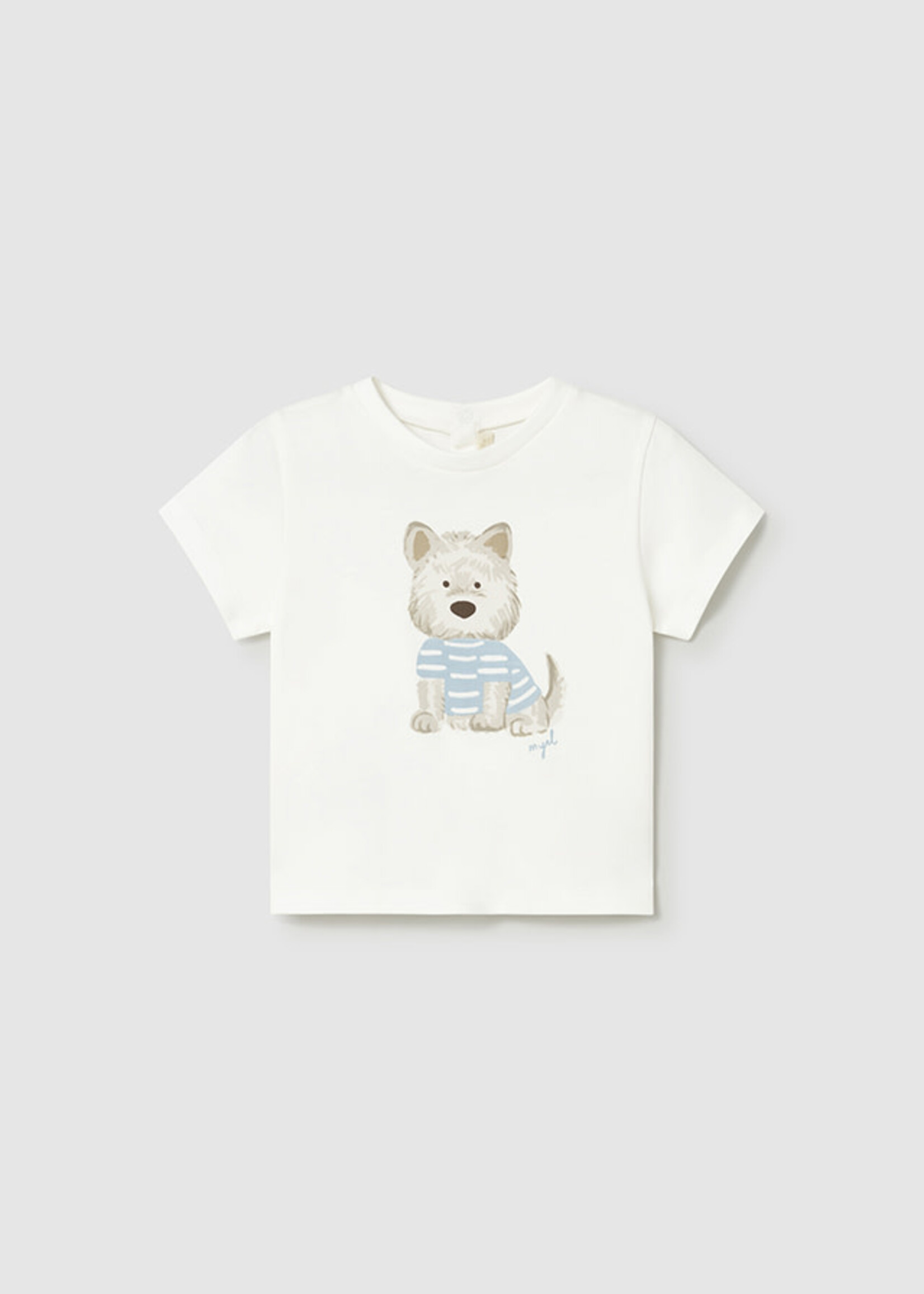 Mayoral Mayoral S/s t-shirt Cream - 26 01001B