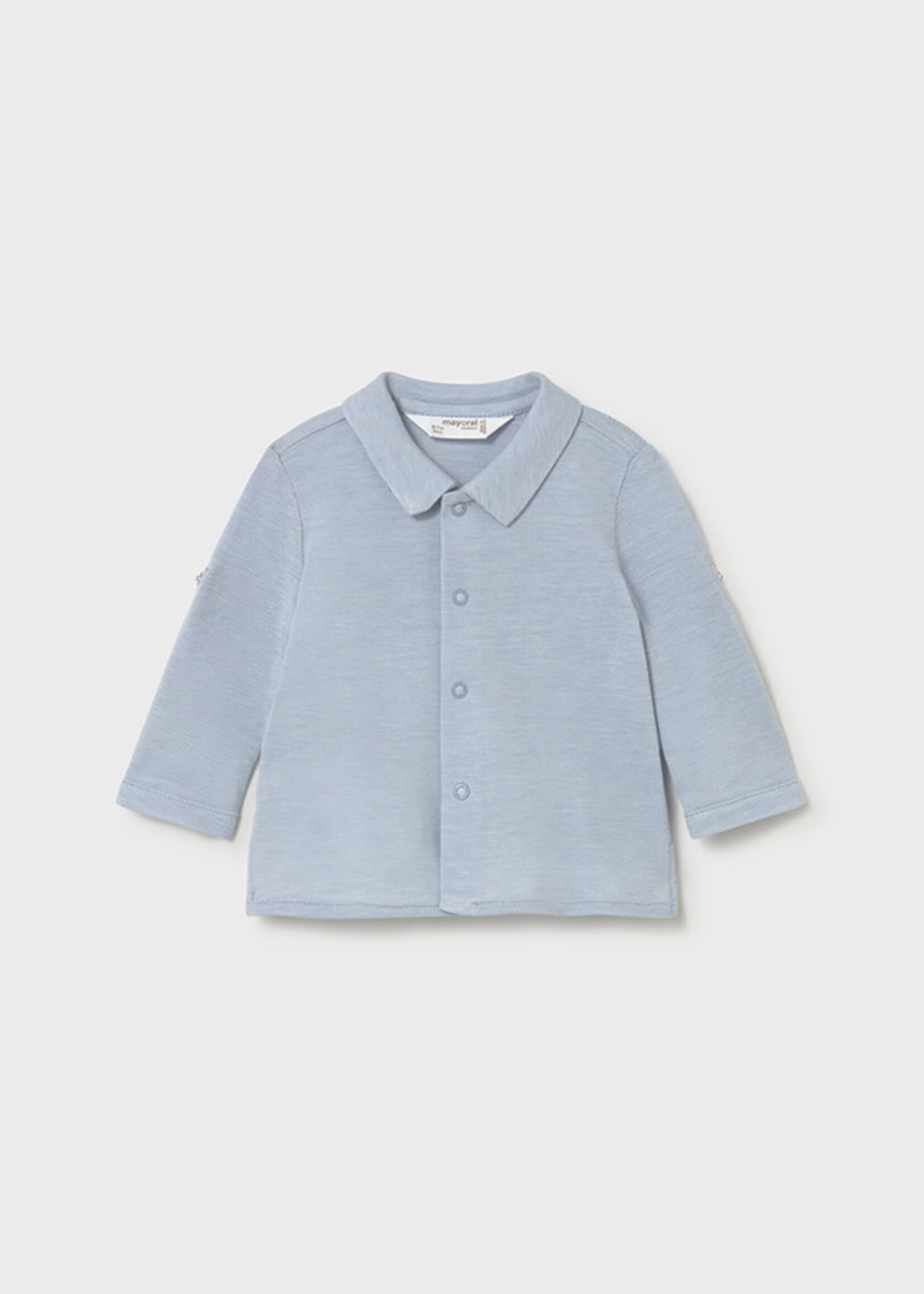 Mayoral Mayoral knit shirt w/ collar Blue - 26 01103B