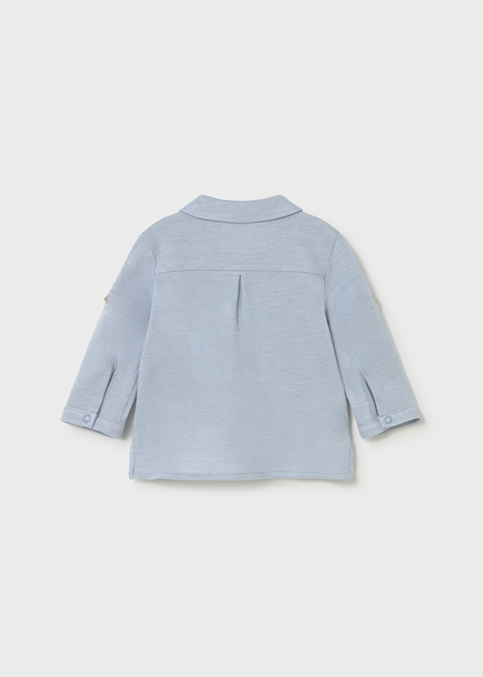 Mayoral Mayoral knit shirt w/ collar Blue - 26 01103B