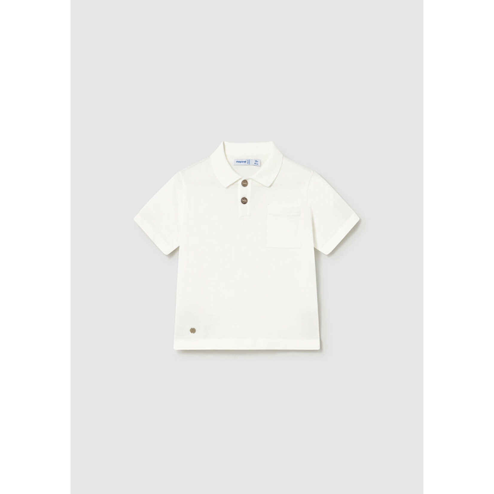 Mayoral Mayoral S/s polo Cream - 26 01109B