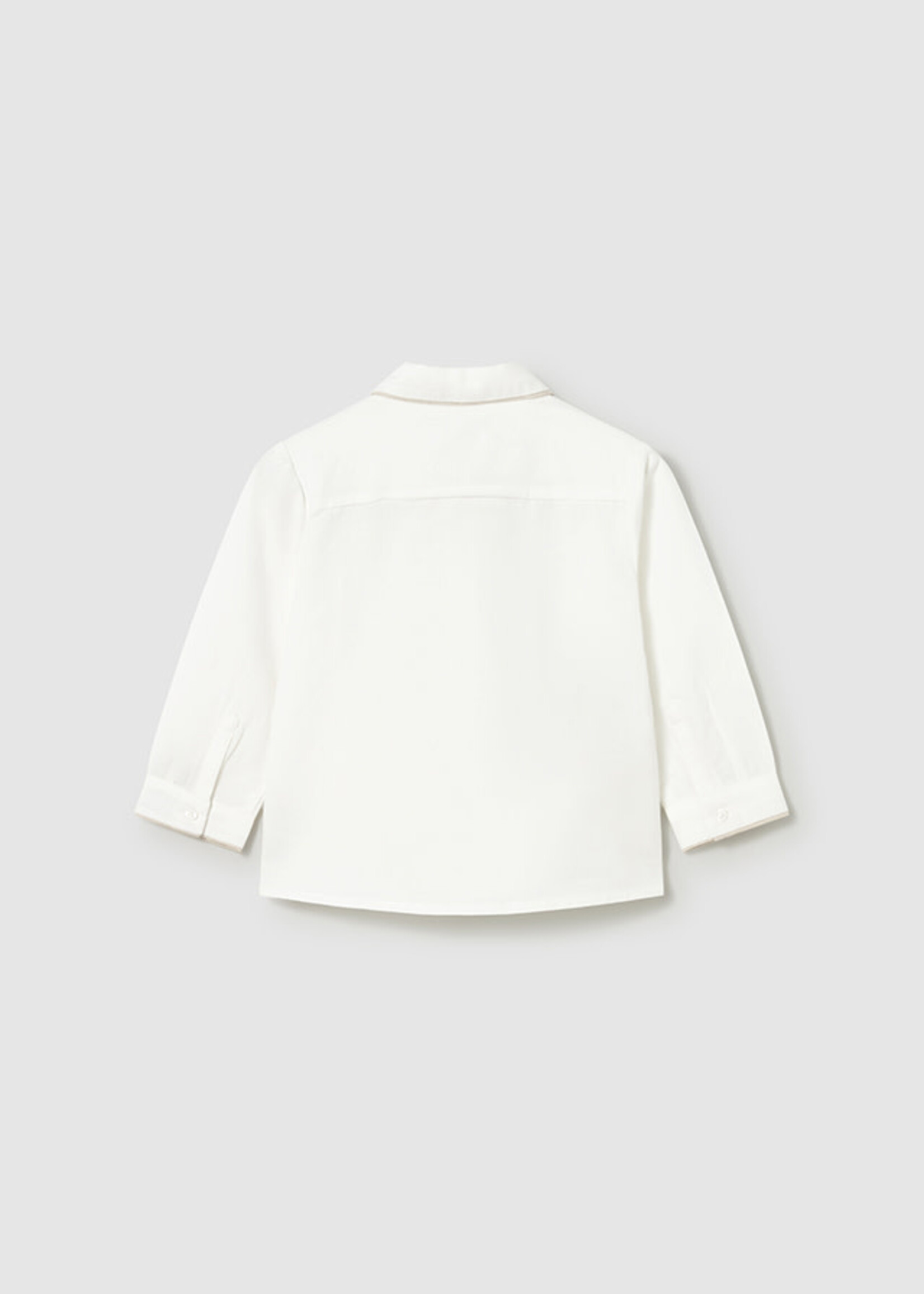Mayoral Mayoral L/s dressy shirt Cream - 26 01115B