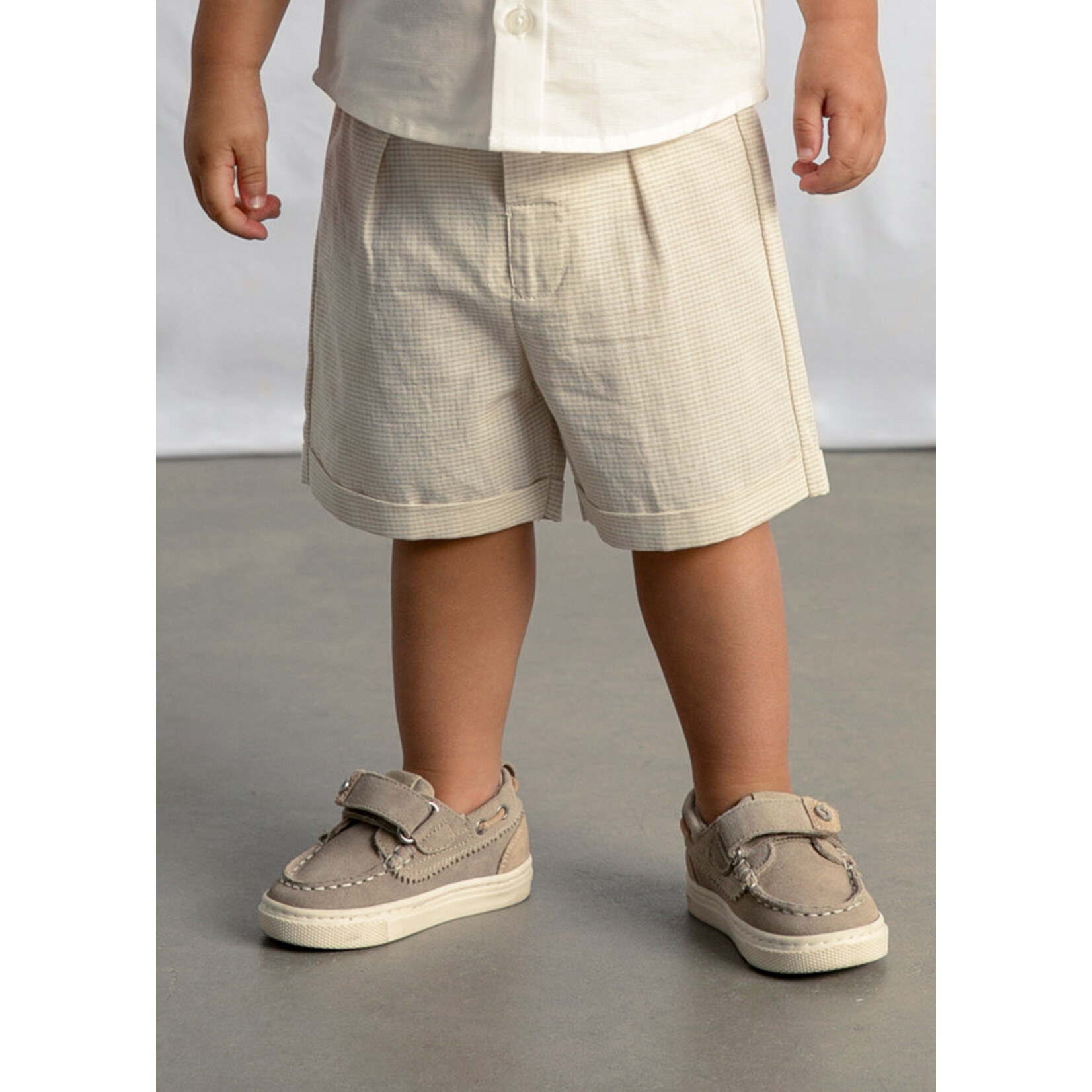 Mayoral Mayoral Linen suiting bermuda set oat - 26 01225B