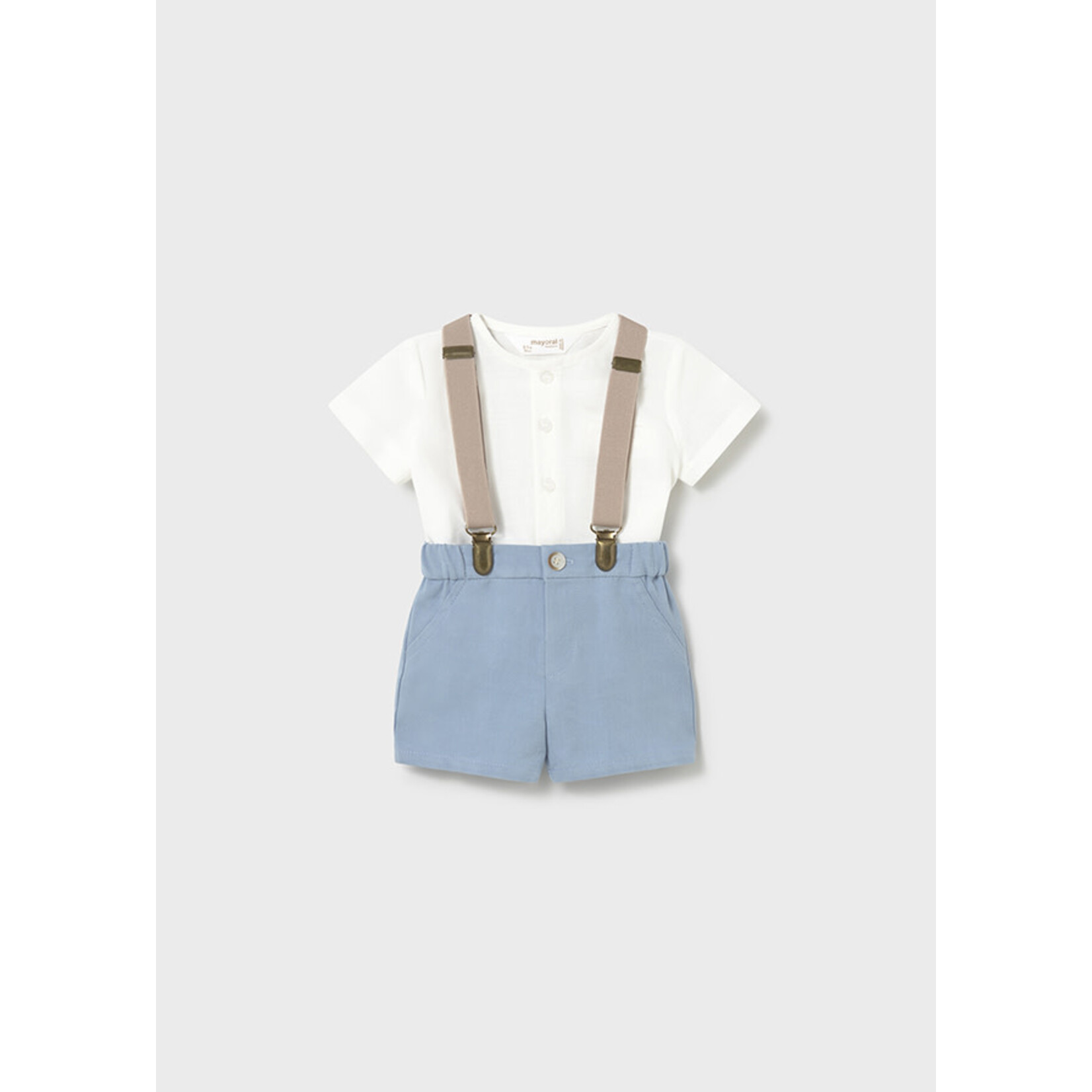 Mayoral Mayoral short set with shirt Blue - 26 01278B