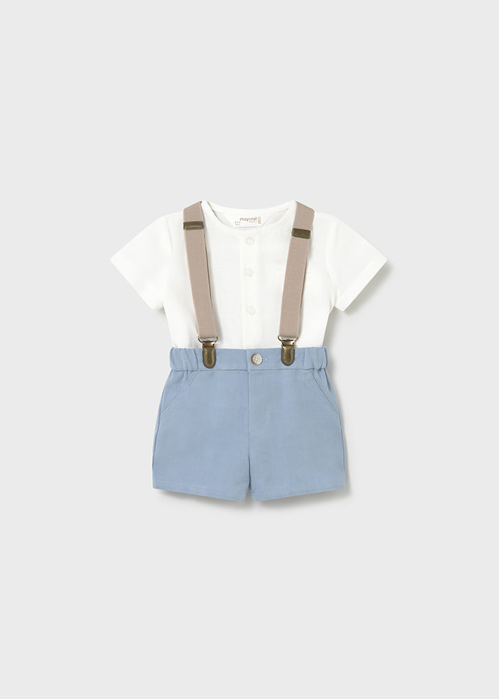 Mayoral Mayoral short set with shirt Blue - 26 01278B