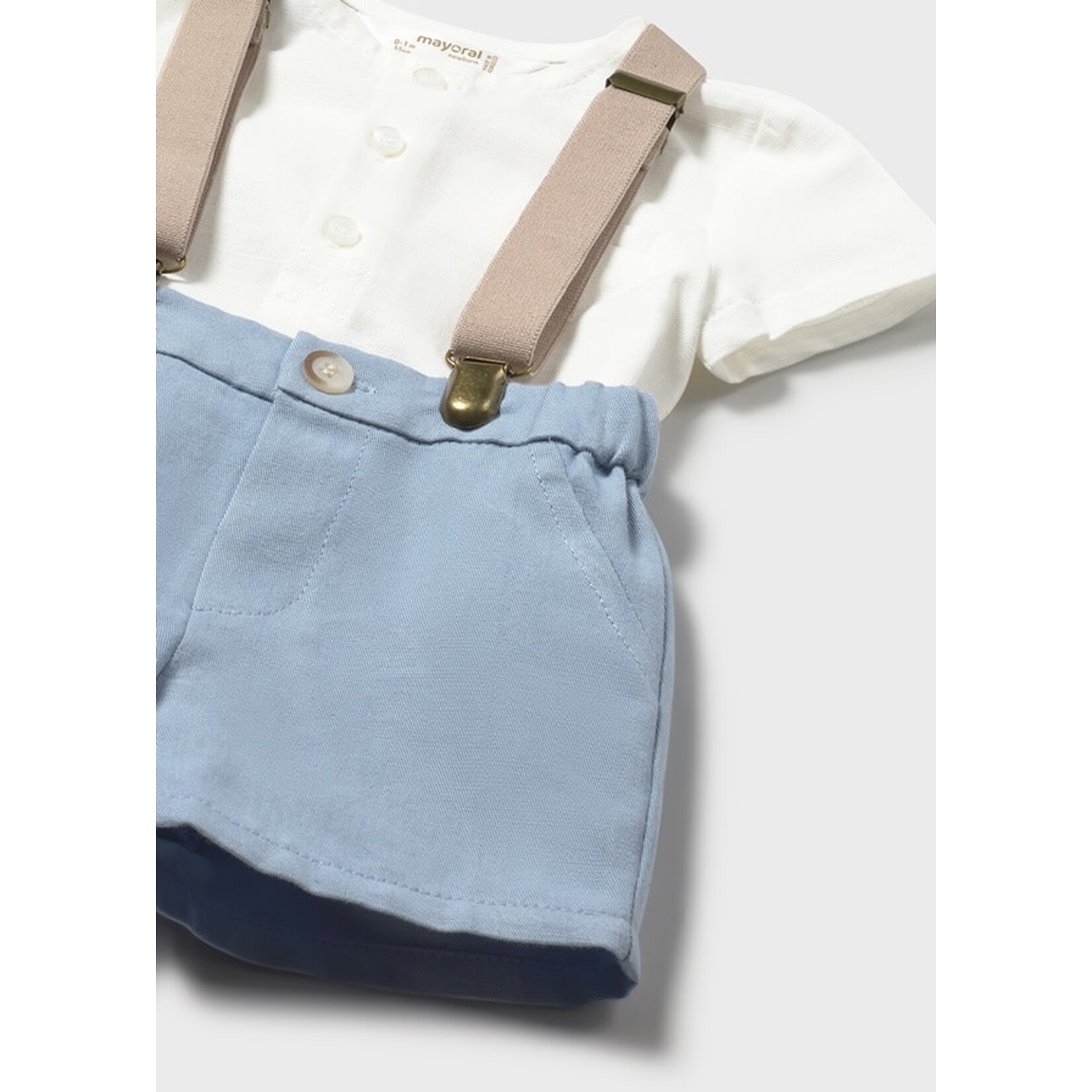 Mayoral Mayoral short set with shirt Blue - 26 01278B