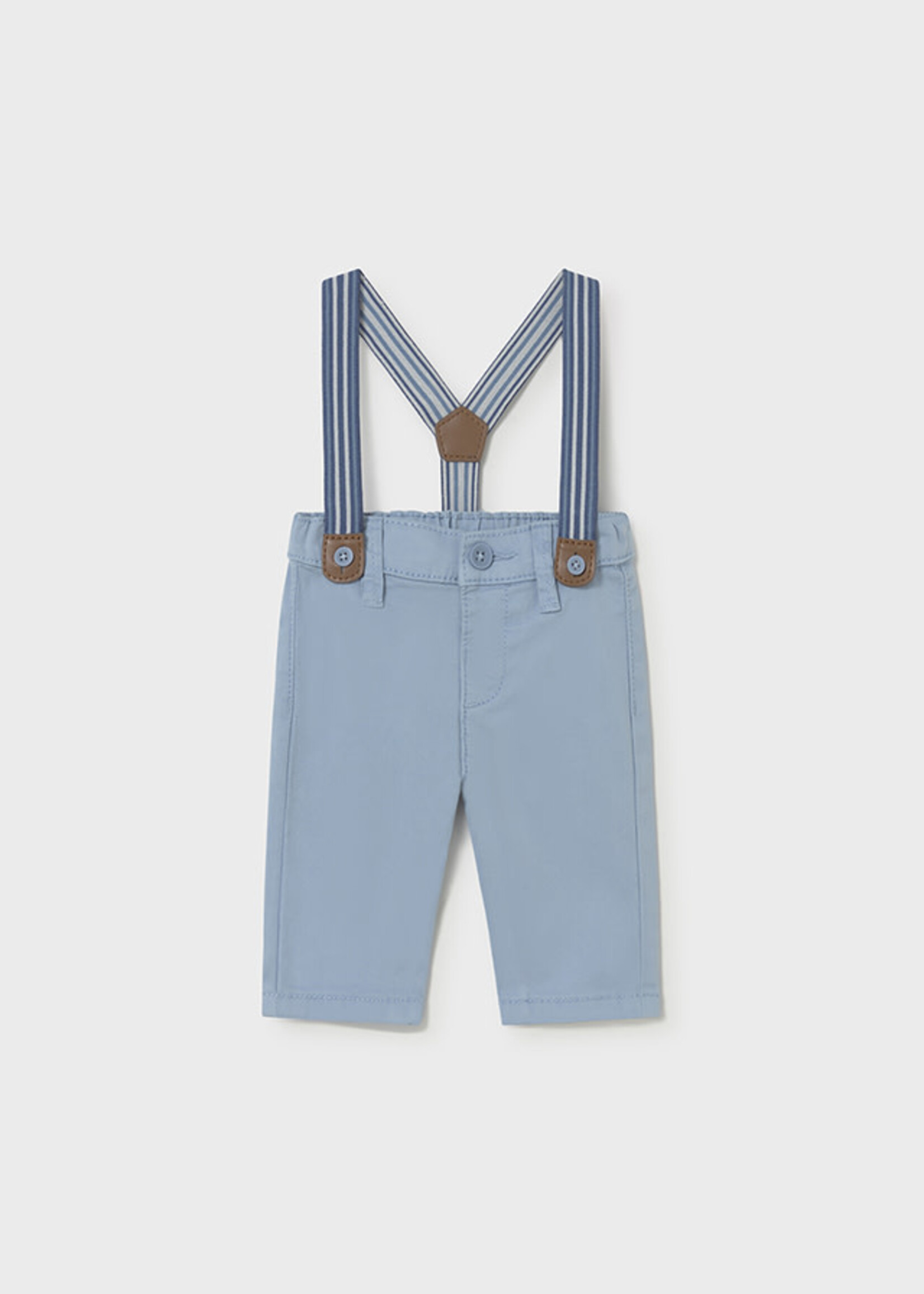 Mayoral Mayoral Pants w/ suspenders Blue - 26 01596B