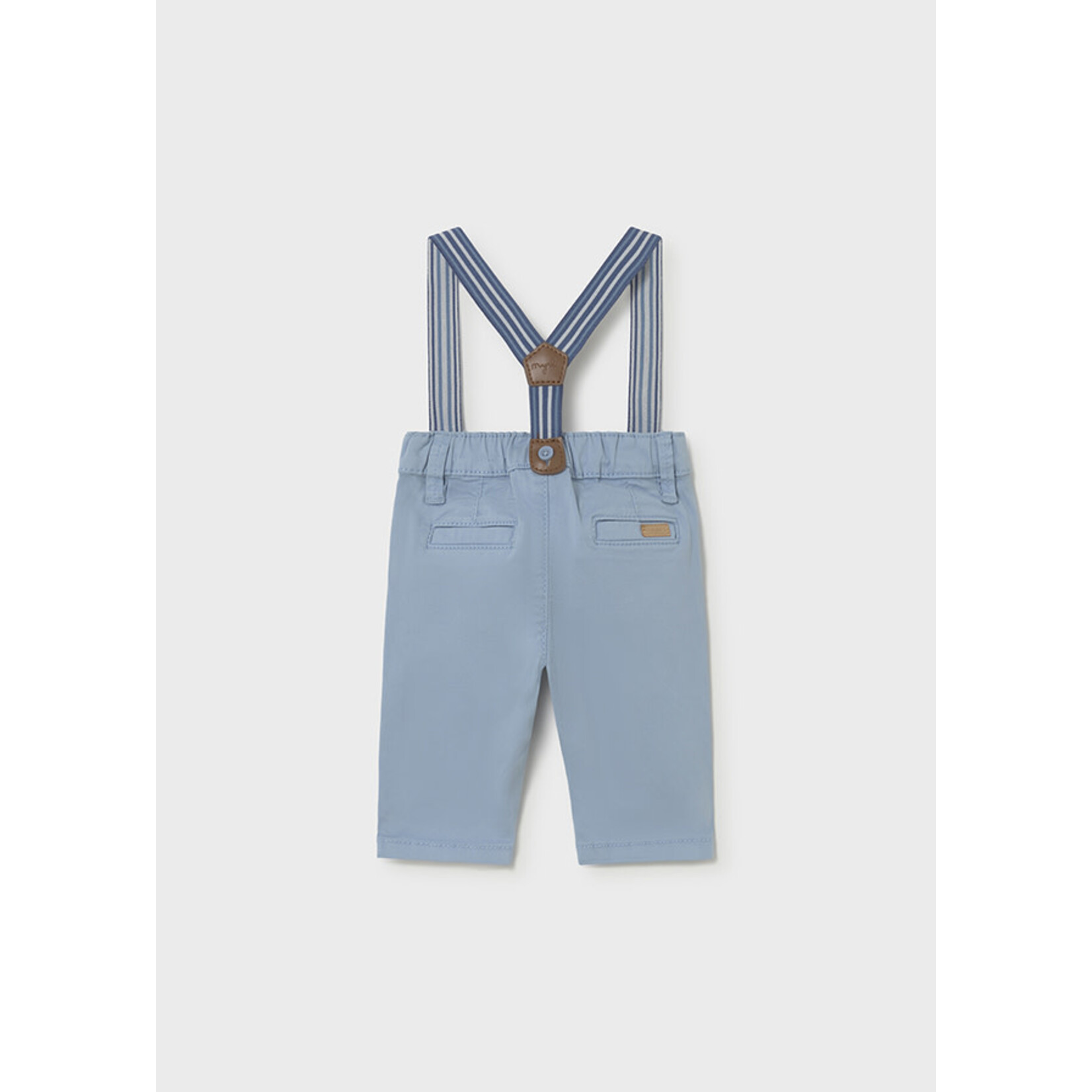 Mayoral Mayoral Pants w/ suspenders Blue - 26 01596B