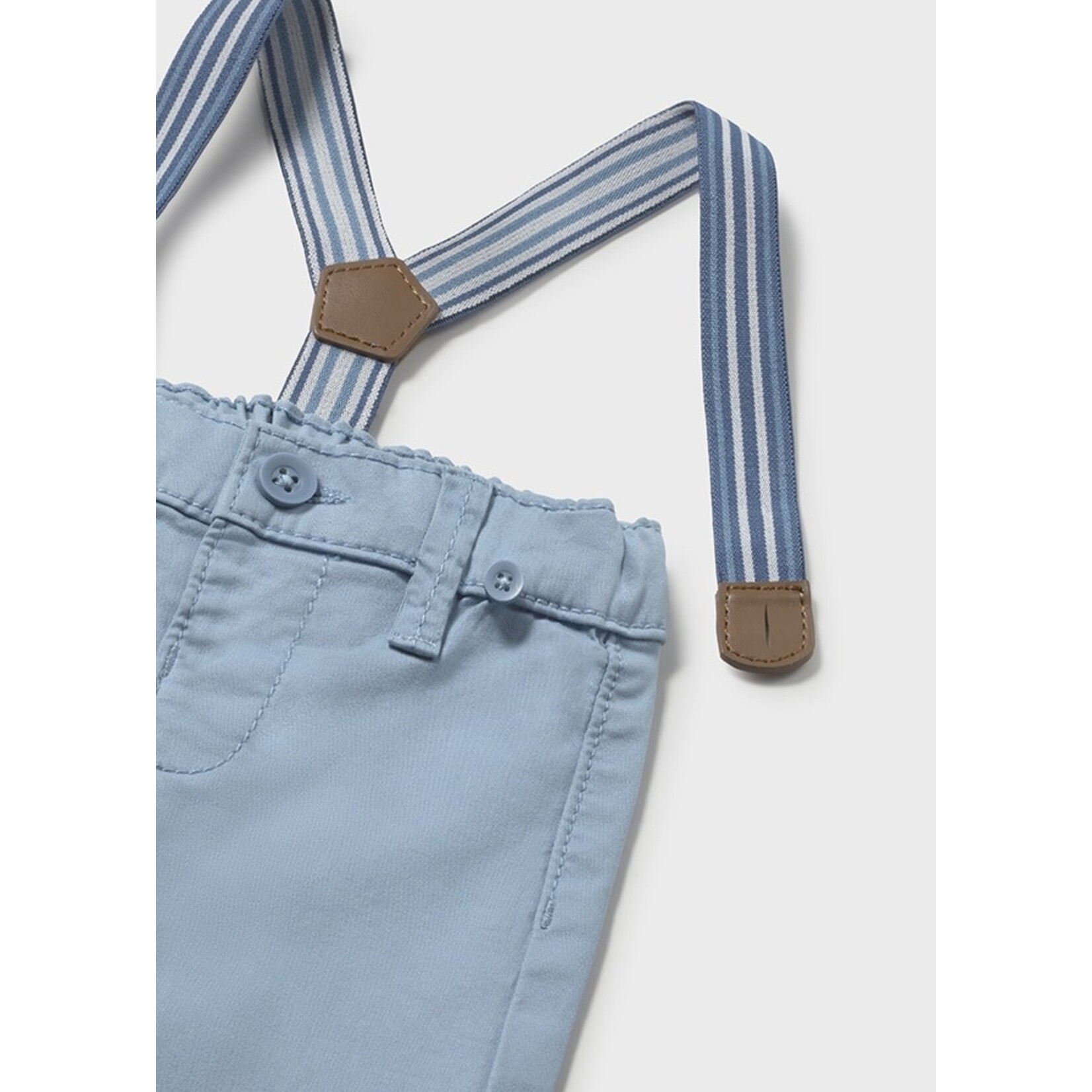Mayoral Mayoral Pants w/ suspenders Blue - 26 01596B