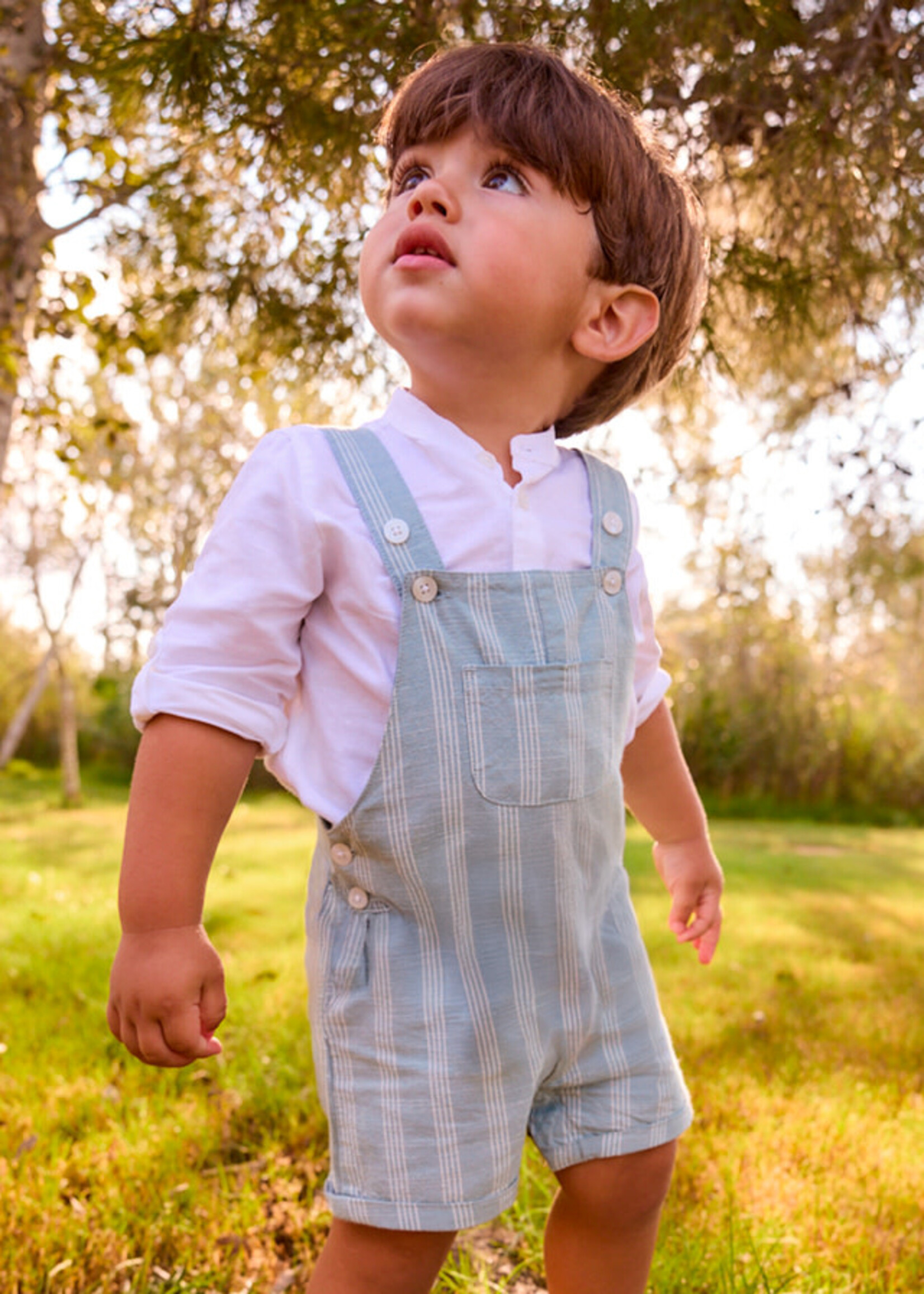 Mayoral Mayoral linne dungaree Jade - 26 01658B