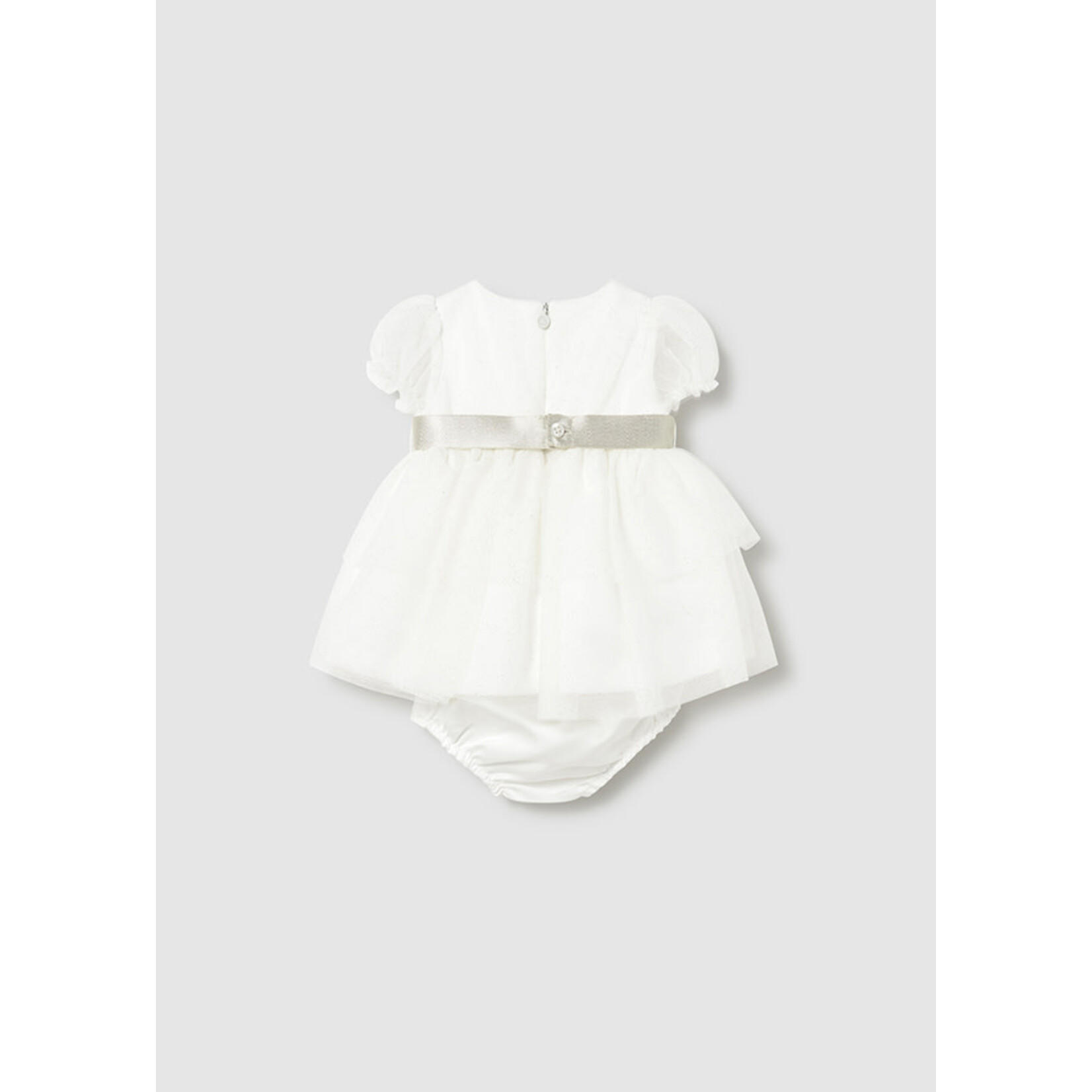 Mayoral Mayoral Tulle dress Cream - 26 01882B