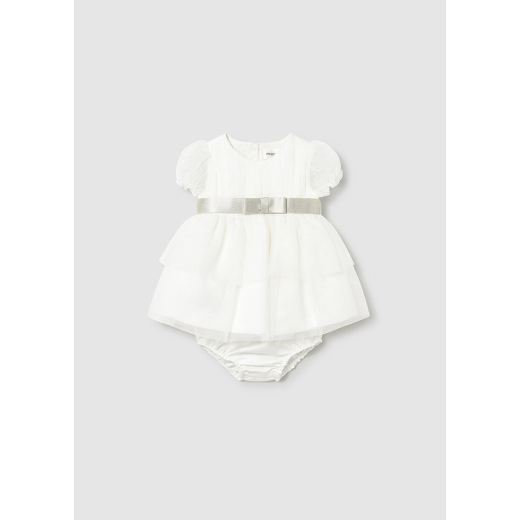 Mayoral Mayoral Tulle dress Cream - 26 01882B