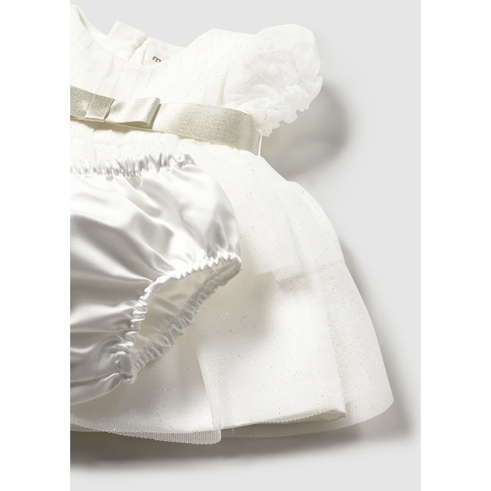 Mayoral Mayoral Tulle dress Cream - 26 01882B