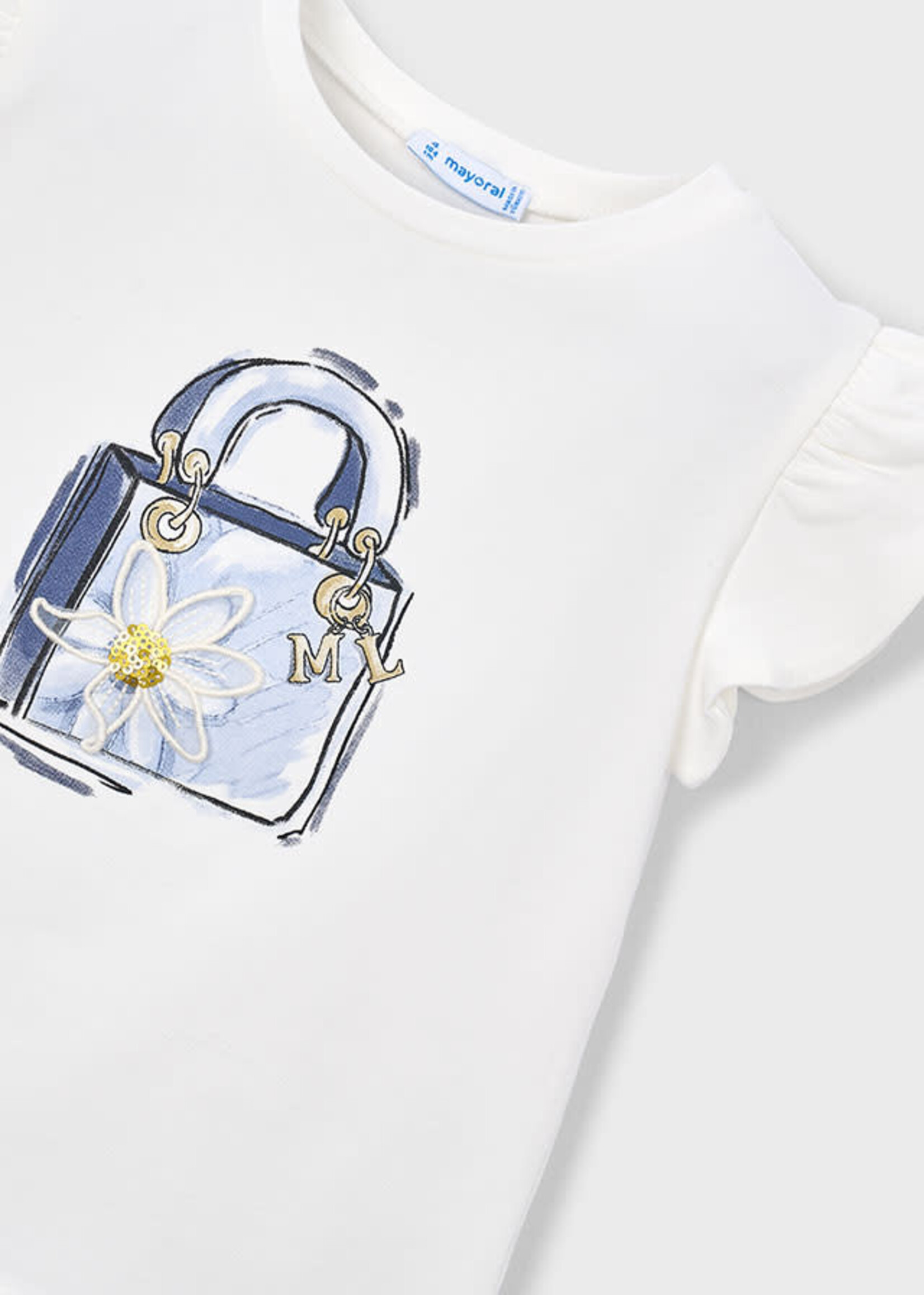 Mayoral Mayoral S/s t-shirt porcelain - 26 03002