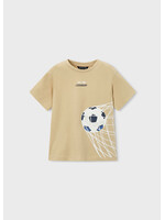 Mayoral Mayoral Shirt "legendary" applique Walnut - 26 03073