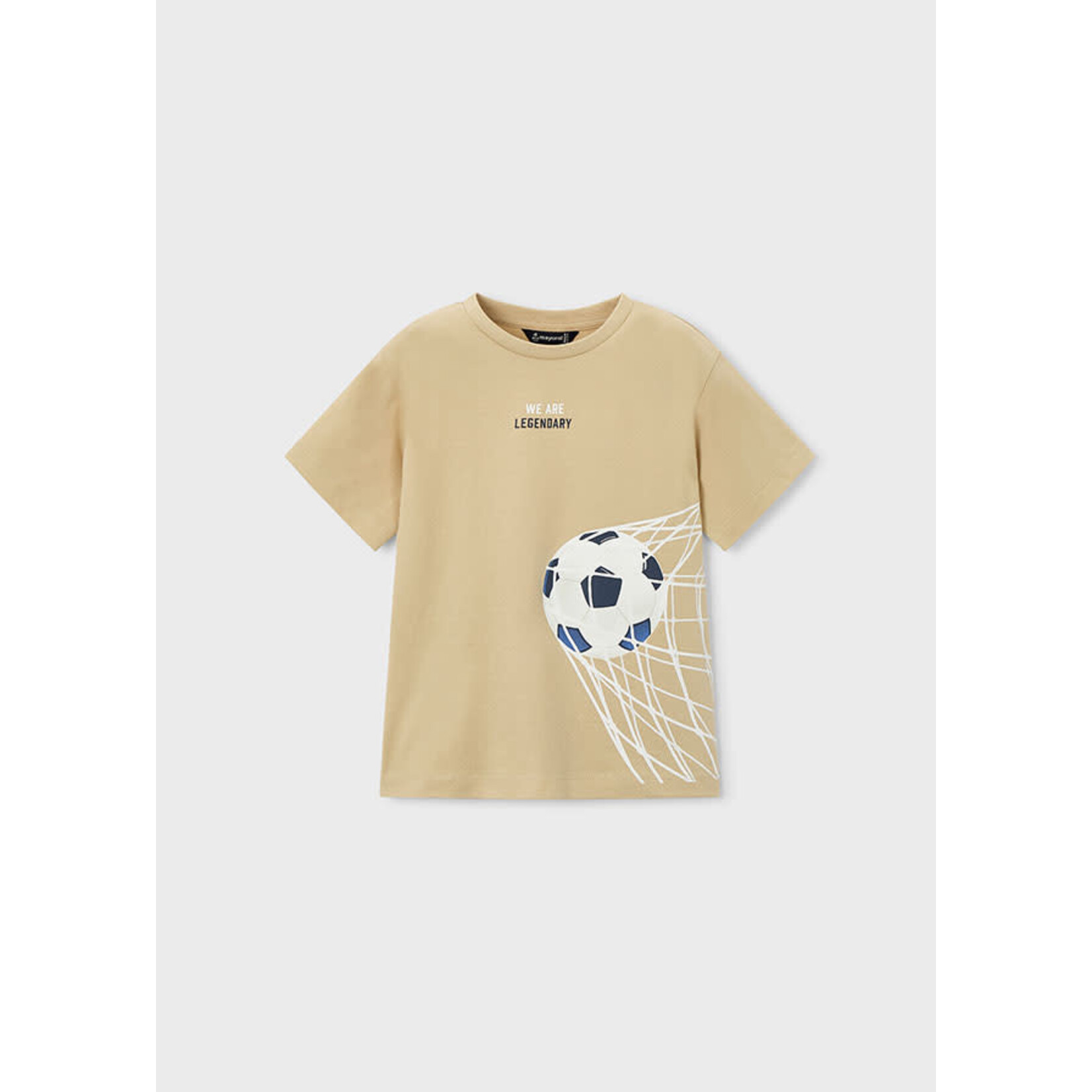 Mayoral Mayoral Shirt "legendary" applique Walnut - 26 03073