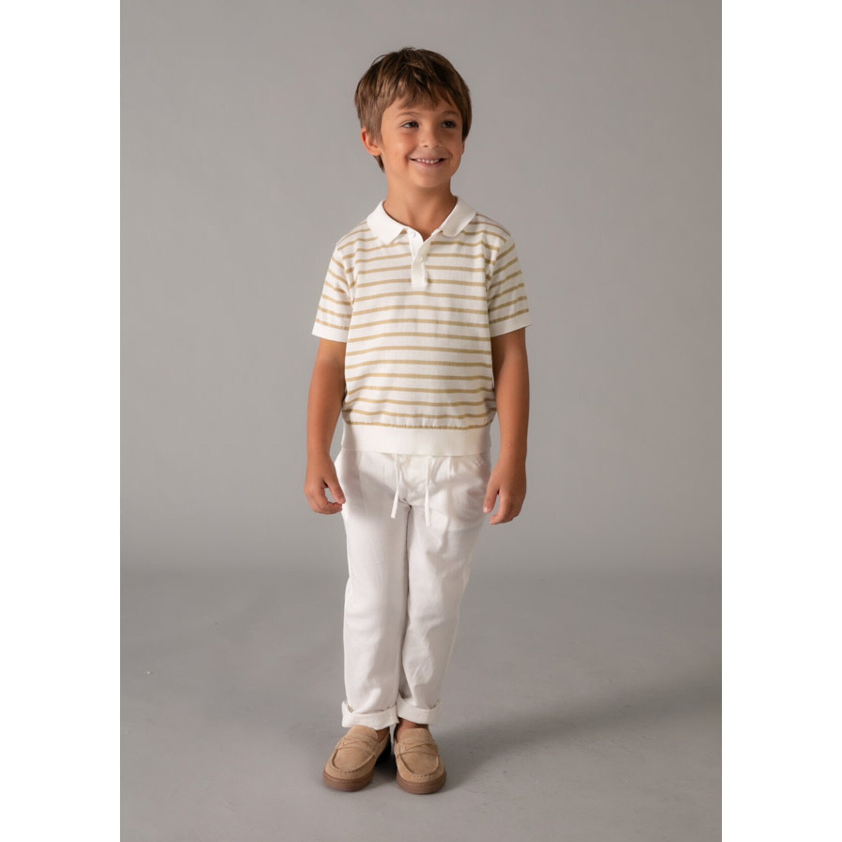 Mayoral Mayoral S/s polo CREAM BROW - 26 03106