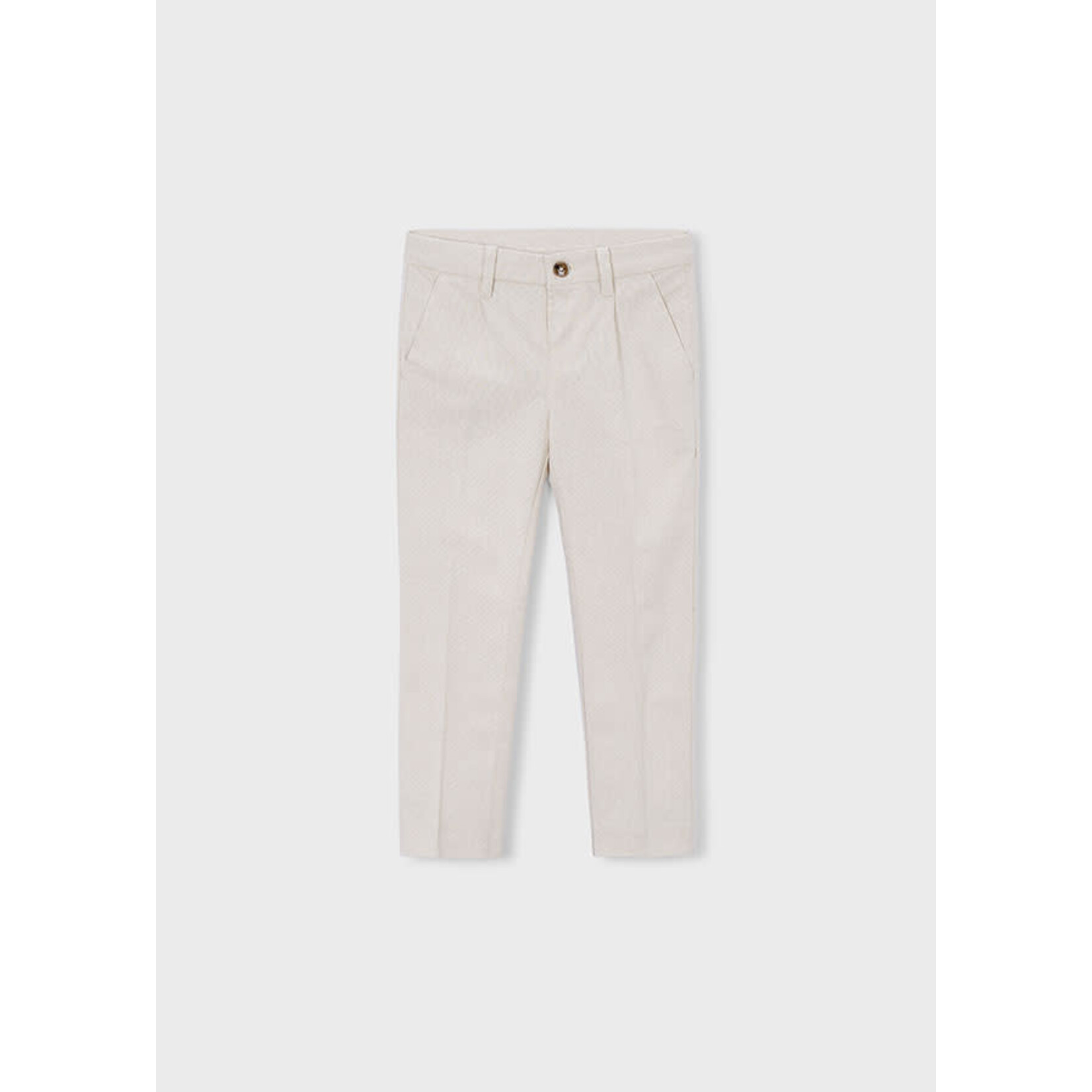 Mayoral Mayoral Linen suiting pants oat mixed - 26 03574