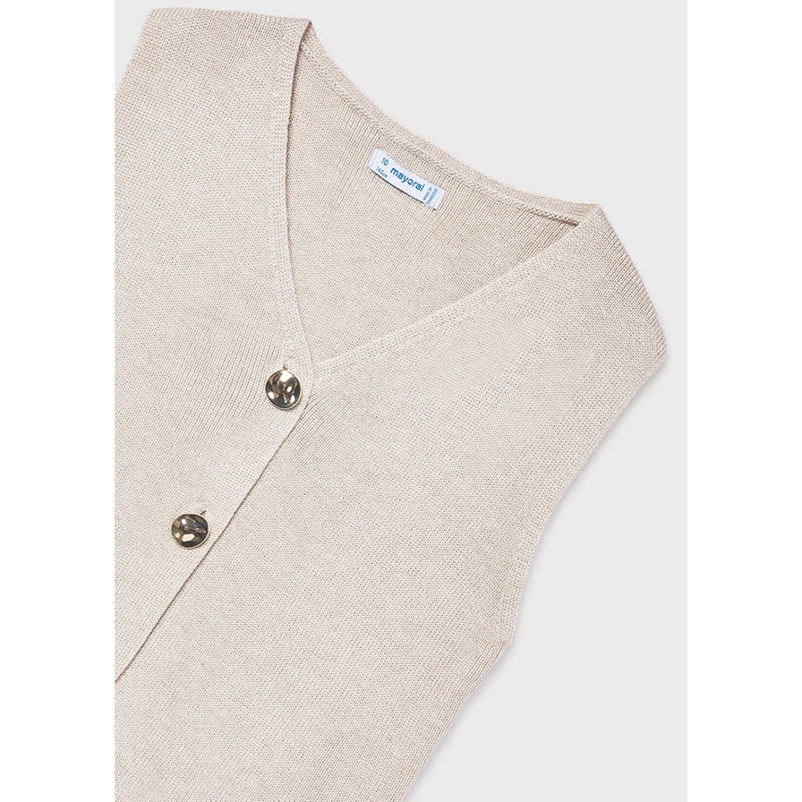 Mayoral Mayoral knit top with buttons Almond - 26 06020