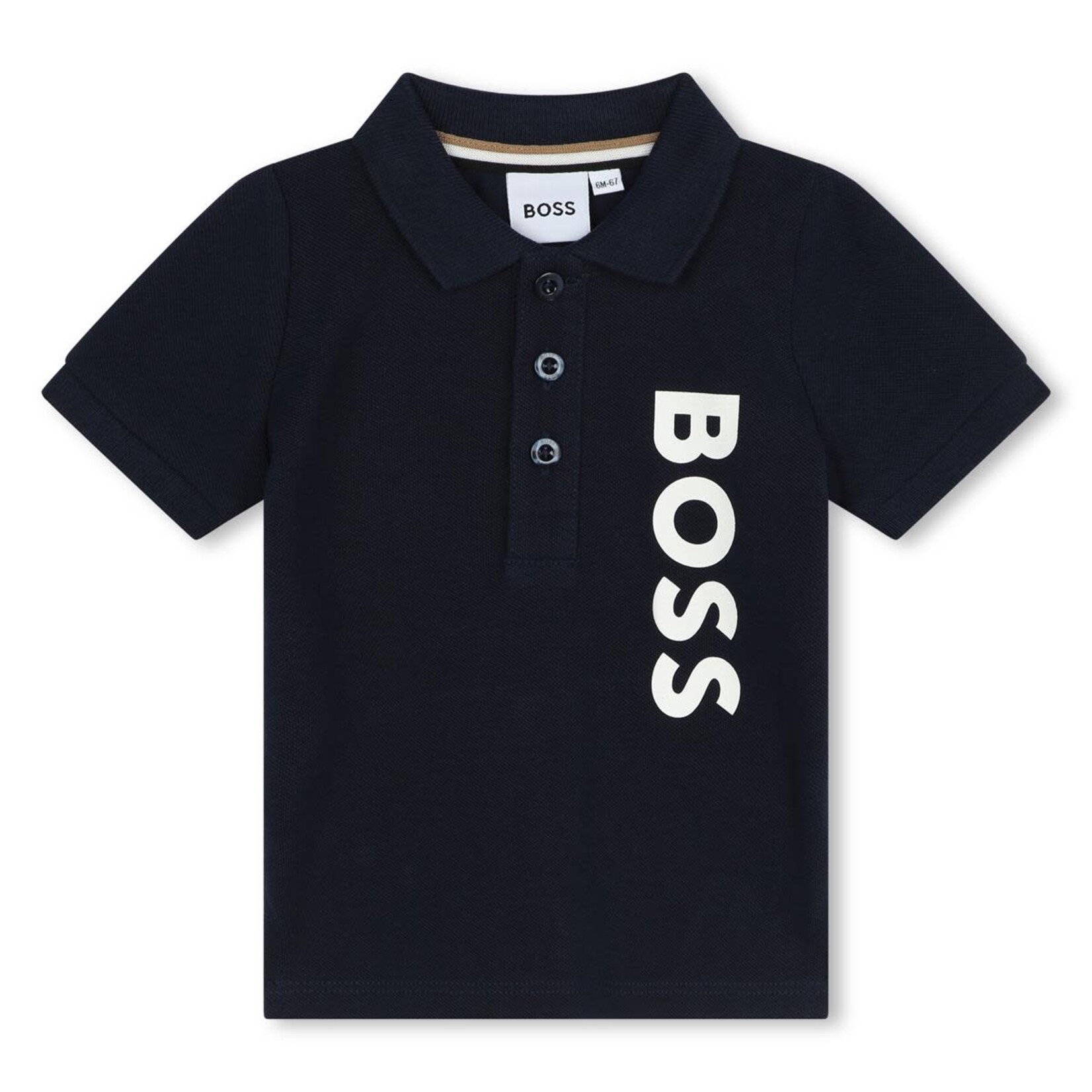Boss Boss POLO MET KORTE MOUWEN J50598 MARINE