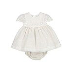 Mayoral Mayoral Embroidered tulle dress Natural - 24 01826