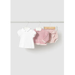 Mayoral Mayoral Short and jacket set Baby Rose - 25 01254