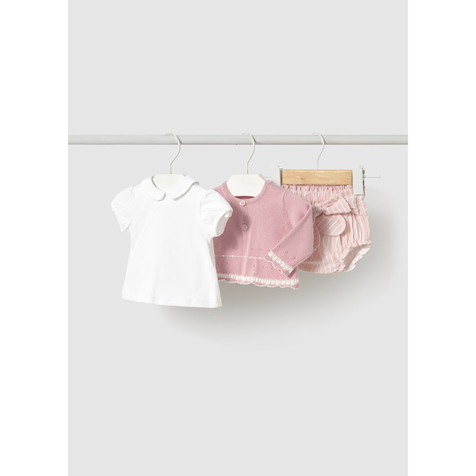Mayoral Mayoral Short and jacket set Baby Rose - 25 01254