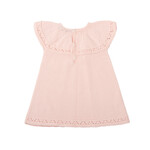 Babidu Babidu GIRLS KNITTED 100% COTTON DRESS PINK-90316