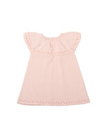 Babidu Babidu GIRLS KNITTED 100% COTTON DRESS PINK-90316