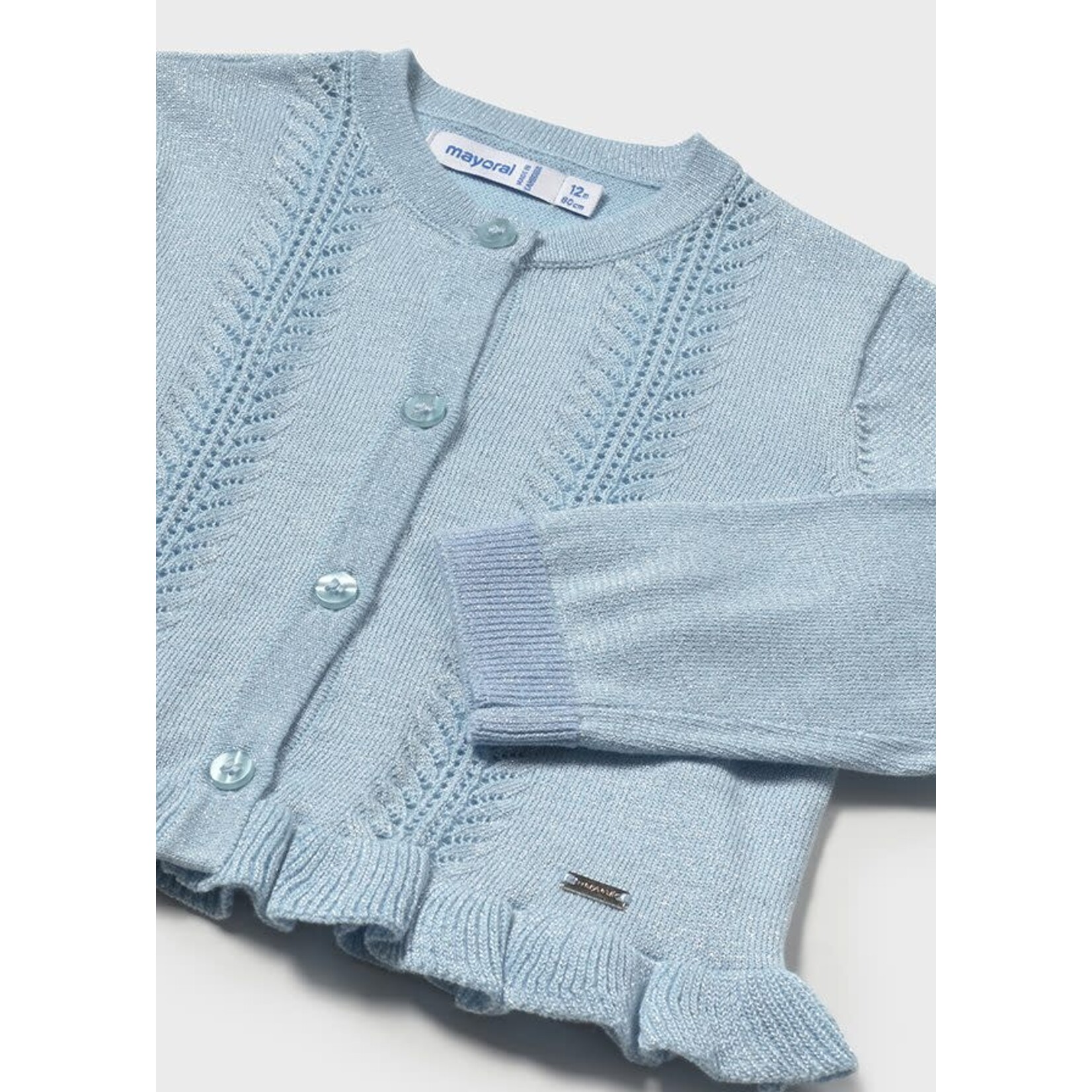 Mayoral Mayoral Knit cardigan Sky - 25 01398